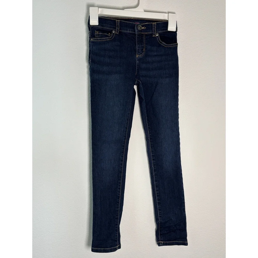 The Childrens Place‎ Girls Super Skinny Jeans Dark Wash Slim Fit Size 10 Slim